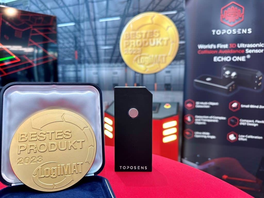 Toposens ECHO ONE wins Best Product Prize at LogiMAT 2023